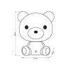 Настольная лампа Lucide Dodo Bear 71590/03/31, купить в Минске по самой низкой цене