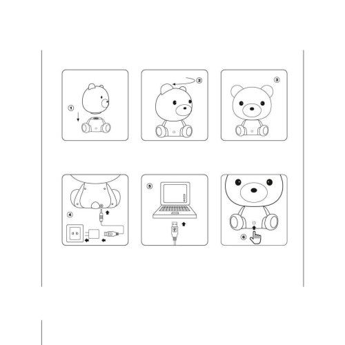 Настольная лампа Lucide Dodo Bear 71590/03/31, купить в Минске по самой низкой цене