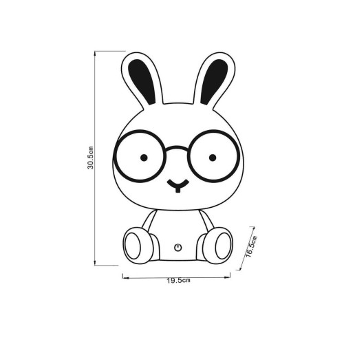 Настольная лампа Lucide Dodo Rabbit 71591/03/66, купить в Минске по самой низкой цене