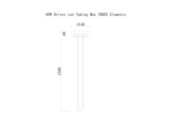 Потолочная чаша с блоком питания Divinare Formica 1900/06 PL-100
