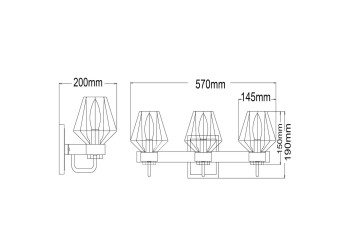 Бра MW-Light Джестер 104022203