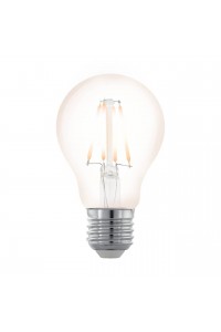 Лампа светодиодная филаментная диммируемая Eglo E27 4W 2200К прозрачная 11705