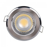 Встраиваемый светодиодный светильник Horoz Melisa-3 3W 4200K матовый хром 016-008-0003 HRZ01000607