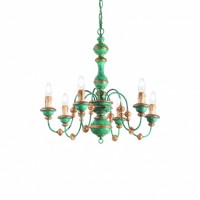 Люстра Ideallux PISA SP8 BLU 093567