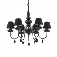 Люстра Ideallux BLANCHE SP6 NERO 111872