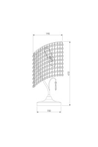 Настольная лампа Eurosvet 3122/1 золото Strotskis