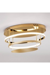 Потолочный светодиодный светильник Eurosvet Chic 90160/2 золото