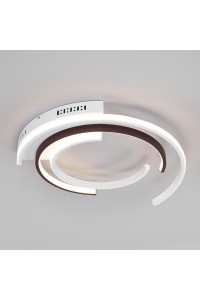 Потолочный светодиодный светильник Eurosvet Gross 90248/3 белый/ черный