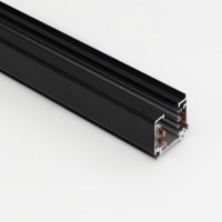 Шинопровод для спотов 4L 2м 4X6 (трехфазный, 4 провода, черный) 62771