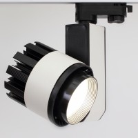 Светодиодный светильник трековый GDD-145-20WB-4L (220V, 20W, черно-белый корпус, трехфазный) 63067