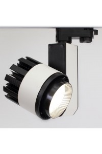 Светодиодный светильник трековый GDD-145-20WB-4L (220V, 20W, черно-белый корпус, трехфазный) 63068