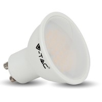 Светодиодная лампа матовая V-TAC 7 ВТ, 500LM, GU10, 3000К, 110 градусов