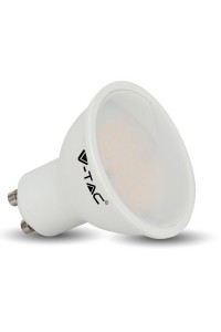 Светодиодная лампа матовая V-TAC 7 ВТ, 500LM, GU10, 4000К, 110 градусов