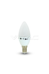 Светодиодная лампа V-TAC 4 ВТ, 320LM, свеча, Е14, 6000К
