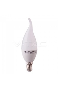 Светодиодная лампа V-TAC 4 ВТ, 320LM, пламя свечи, Е14, 2700К