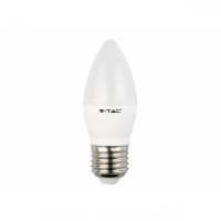 Светодиодная лампа V-TAC 5,5 ВТ, 470LM, свеча, Е27, 4000К