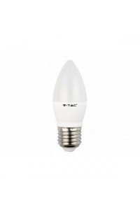 Светодиодная лампа V-TAC 5,5 ВТ, 470LM, свеча, Е27, 4000К