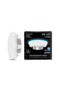 Светодиодная лампа Gauss LED GX53 8W 690lm 4100K 1/10/100