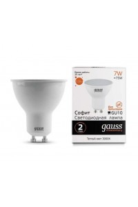 Светодиодная лампа Gauss LED Elementary MR16 GU10 7W 550lm 4100К 1/10/100