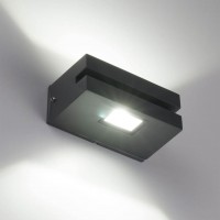 Уличный настенный светодиодный светильник Elektrostandard 1611 Techno LED Nerey серый 4690389086151