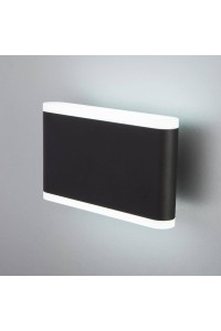 Уличный настенный светодиодный светильник Elektrostandard 1505 Techno Led Cover чёрный 4690389128073