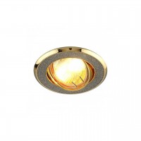Встраиваемый светильник Elektrostandard 611 MR16 SL/GD серебряный блеск/золото 4690389000119