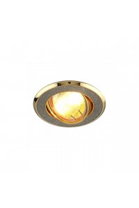 Встраиваемый светильник Elektrostandard 611 MR16 SL/GD серебряный блеск/золото 4690389000119