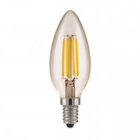 Лампа светодиодная филаментная Elektrostandard E14 7W 4200K прозрачная 4690389062896