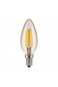 Лампа светодиодная филаментная Elektrostandard E14 7W 4200K прозрачная 4690389062896