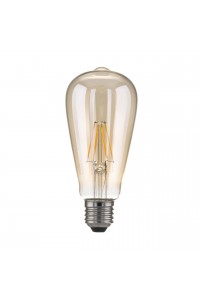 Лампа светодиодная филаментная Elektrostandard E27 6W 3300K прозрачная 4690389063954