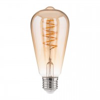 Лампа светодиодная филаментная Elektrostandard E27 8W 3300K прозрачная 4690389066290
