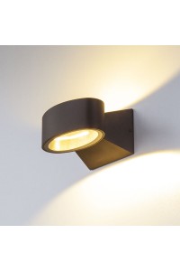 Уличный настенный светодиодный светильник Elektrostandard 1549 Techno LED Blink черный 4690389106309