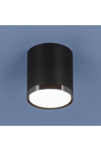 Потолочный светодиодный светильник Elektrostandard DLR024 6W 4200K черный матовый 4690389110375