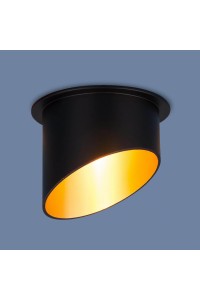 Встраиваемый светильник Elektrostandard 7005 MR16 BK/GD черный/золото 4690389123689