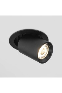 Встраиваемый светодиодный спот Elektrostandard 9917 LED 10W 4200K черный матовый 4690389161681