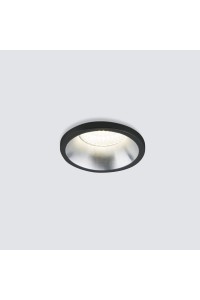Встраиваемый светодиодный светильник Elektrostandard 15269/LED черный/сатин никель 4690389174377