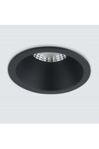 Встраиваемый светодиодный светильник Elektrostandard 15266/LED черный 4690389175534