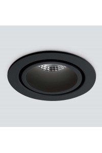 Встраиваемый светодиодный светильник Elektrostandard 15267/LED 7W 4200K черный/черный 4690389175589