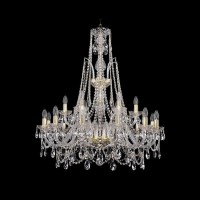 Подвесная люстра Bohemia Ivele 1411/12+6/300/XL-96/G Подвесная люстра Bohemia Ivele 1411/12+6/300/XL-96/G