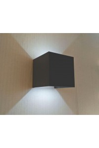 Уличный настенный светодиодный светильник Kink Light Куб 08585,16(4000K)