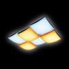 Потолочный светодиодный светильник Ambrella light Orbital Parrus FP2326 WH 192W D720*480