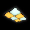 Потолочный светодиодный светильник Ambrella light Orbital Parrus FP2356 WH 192W D720*480