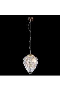 Подвесной светильник Crystal Lux Charme SP1+1 Led Gold/Transparent