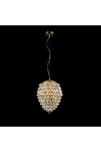 Подвесной светильник Crystal Lux Charme SP4 Gold/Transparent