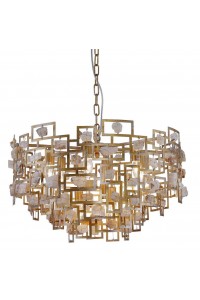 Подвесная люстра Crystal Lux Diego SP9 D600 Gold