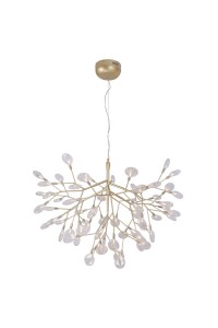 Подвесная люстра Crystal Lux Evita SP63 Gold/Transparent