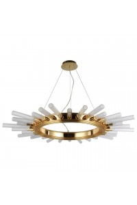 Подвесная люстра Crystal Lux Fair SP15 Gold D1000