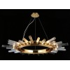 Подвесная люстра Crystal Lux Fair SP15 Gold D1000