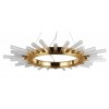 Подвесная люстра Crystal Lux Fair SP15 Gold D1000