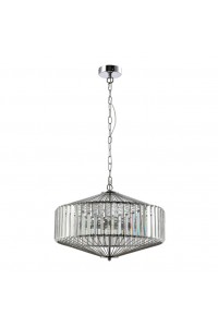 Подвесной светильник Crystal Lux Fiesta SP5 Chrome/Transparente